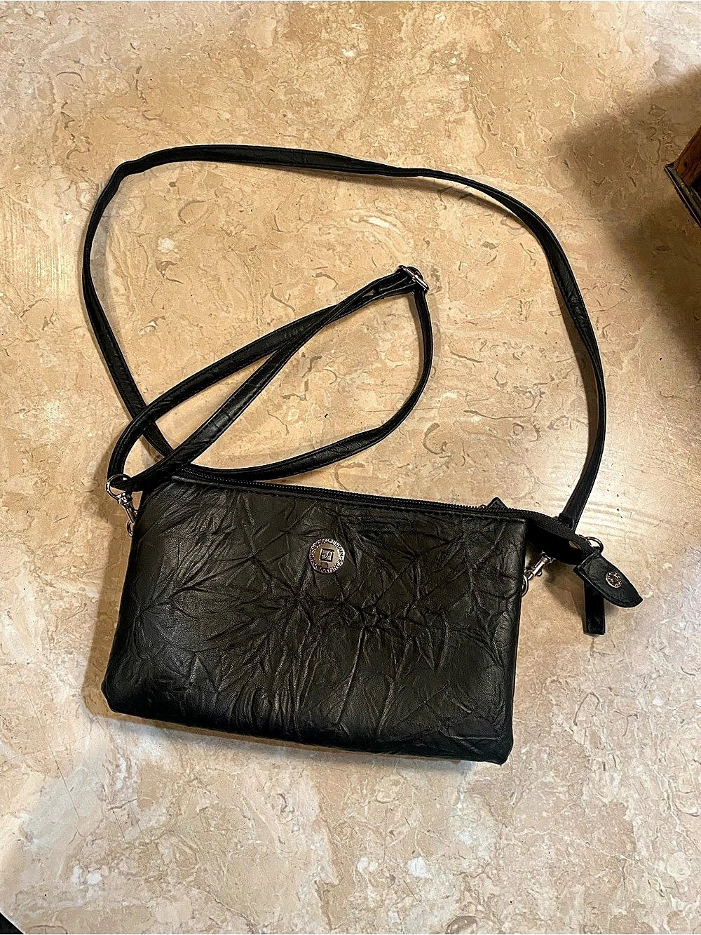 Stone Mountain Crossbody Bag in Black